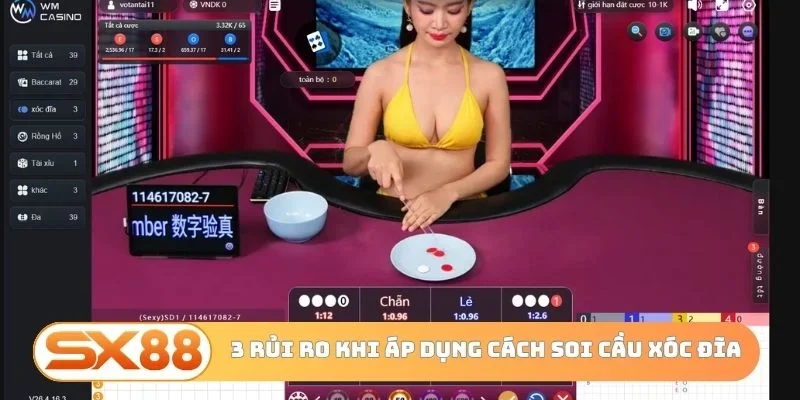 3 rủi ro khi áp dụng cách soi cầu xóc đĩa
